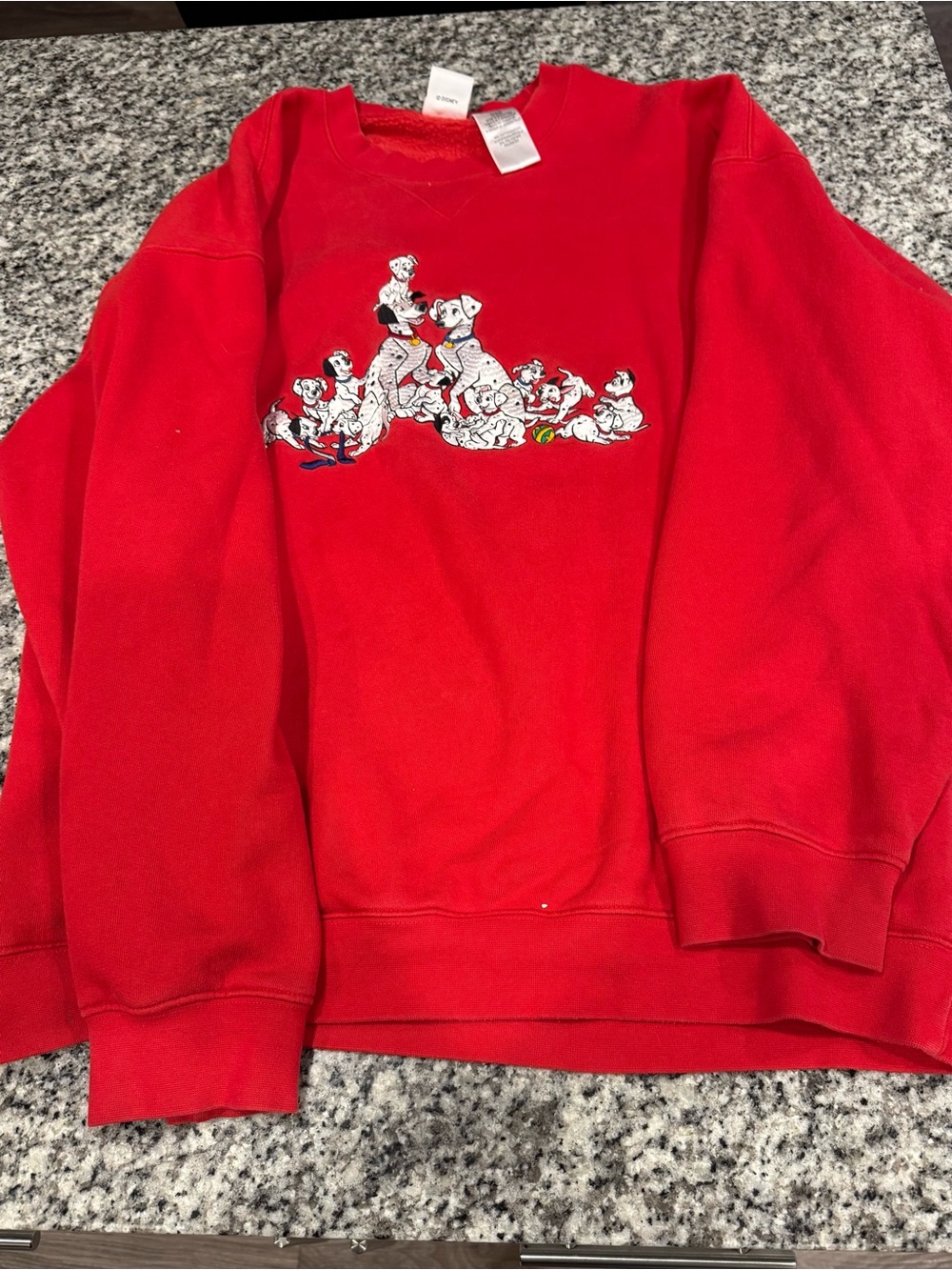 Vintage Disney 101 Dalmatian Crewneck Sweatshirt XL